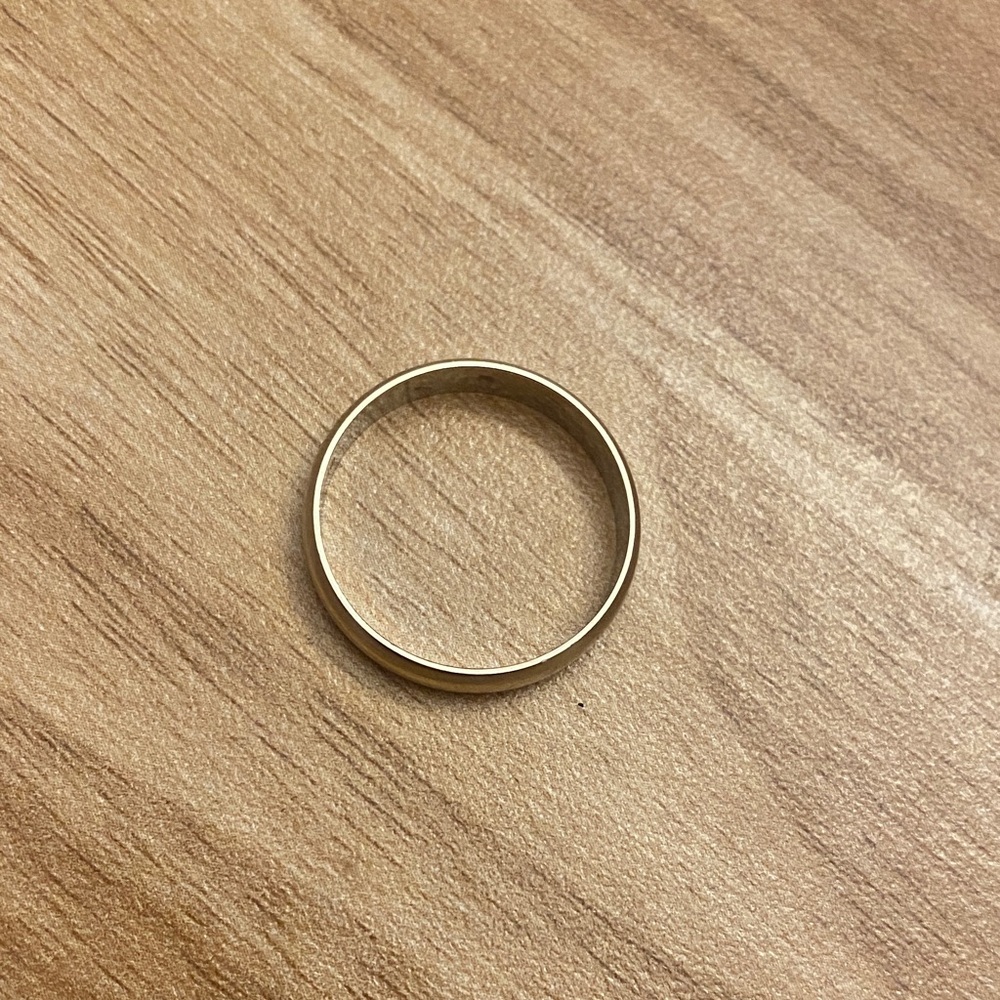 14K solid white gold Band Ring- circle of love brand, 2.6 g, size 7.75 - Picture 7 of 7